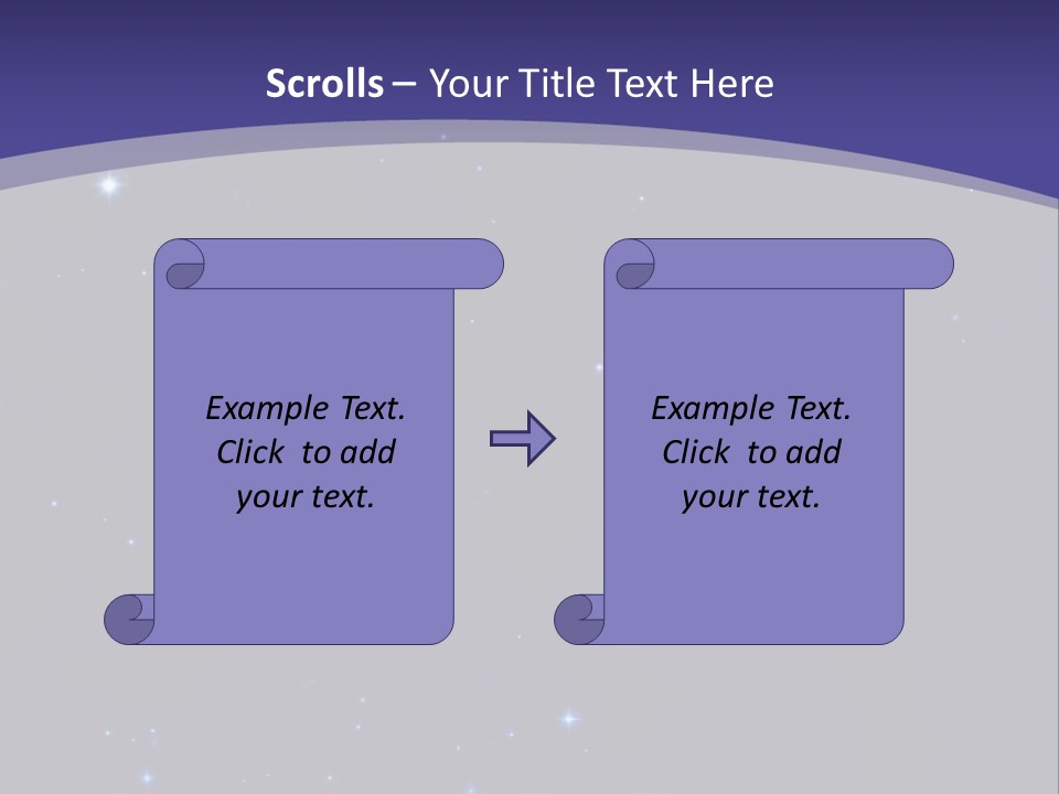 Star Field Escape Background PowerPoint Template