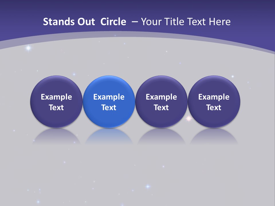 Star Field Escape Background PowerPoint Template