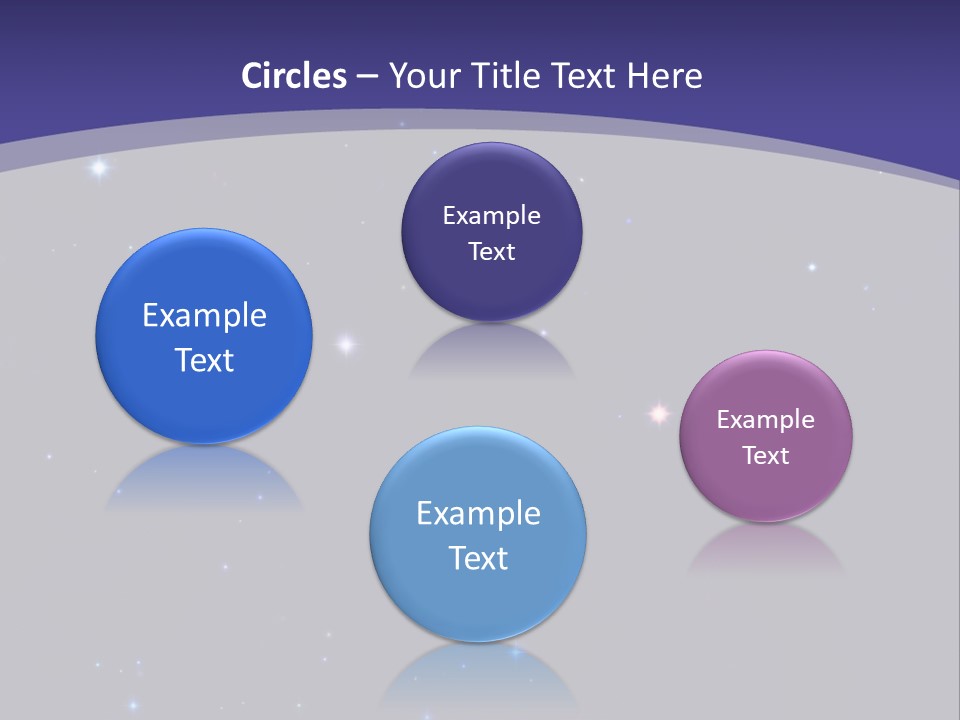 Star Field Escape Background PowerPoint Template