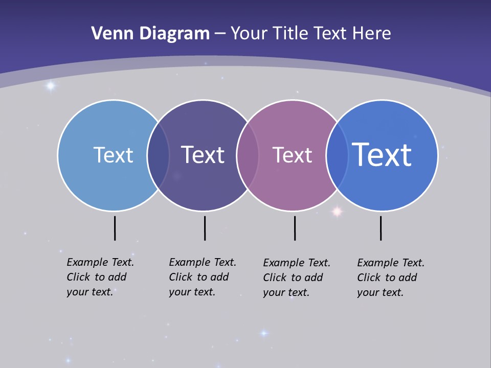 Star Field Escape Background PowerPoint Template