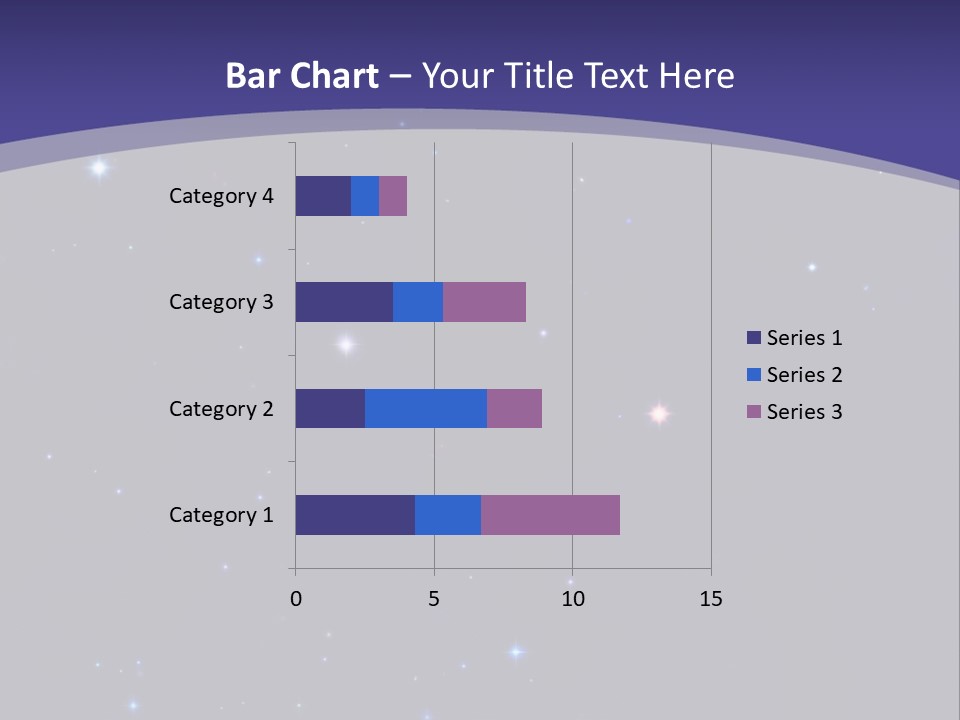 Star Field Escape Background PowerPoint Template