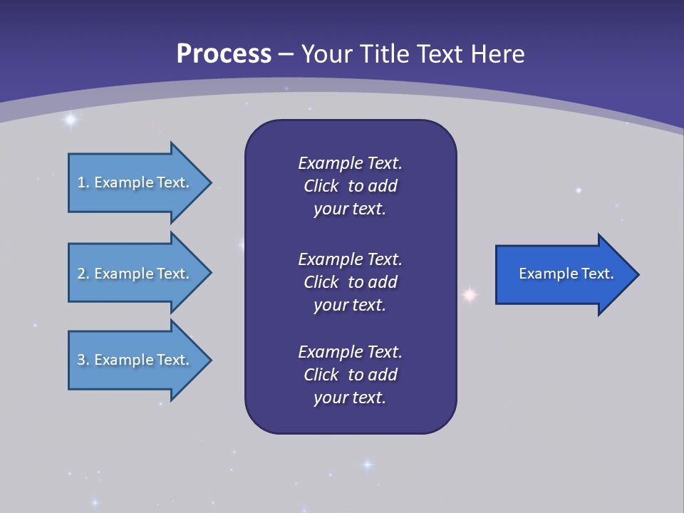 Star Field Escape Background PowerPoint Template