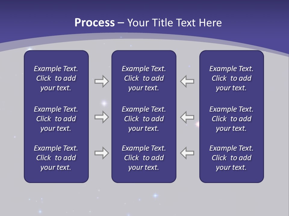 Star Field Escape Background PowerPoint Template