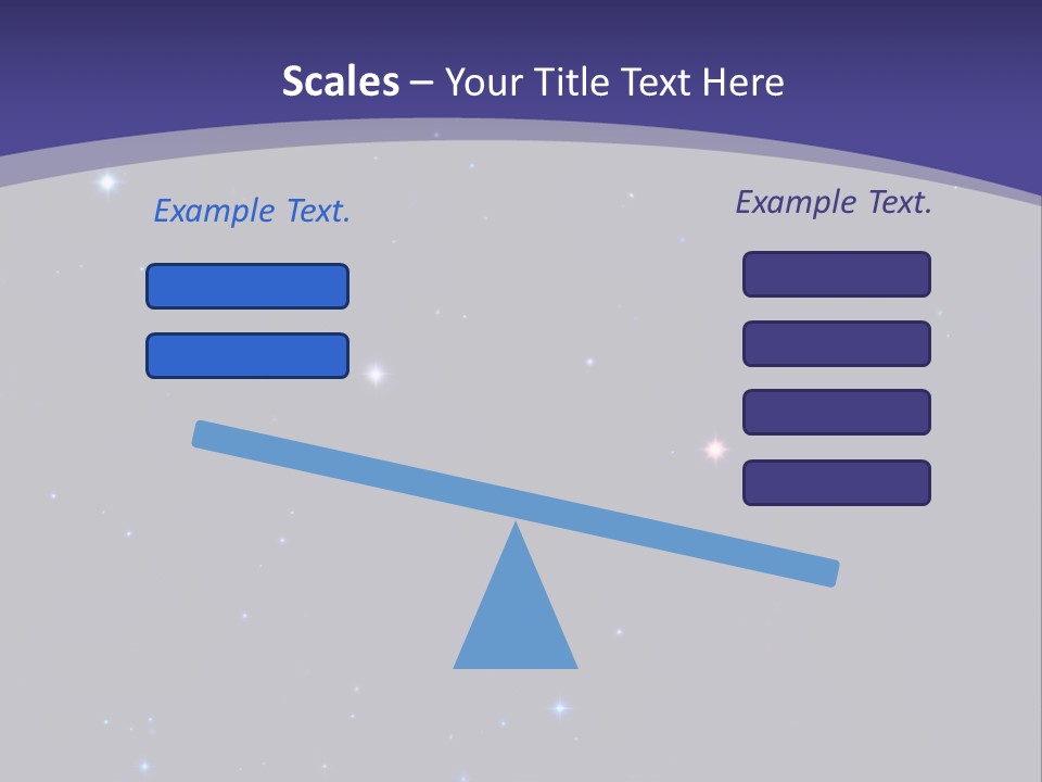 Star Field Escape Background PowerPoint Template