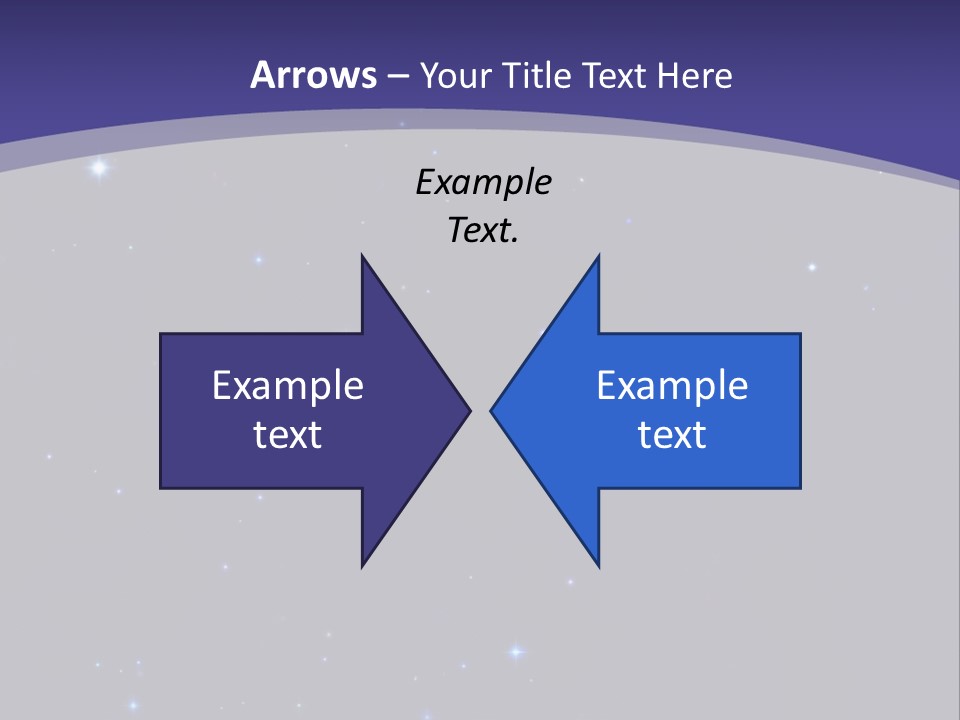 Star Field Escape Background PowerPoint Template