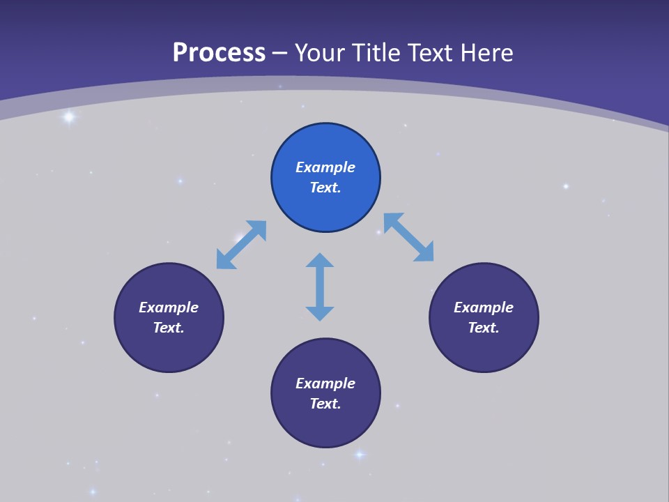 Star Field Escape Background PowerPoint Template