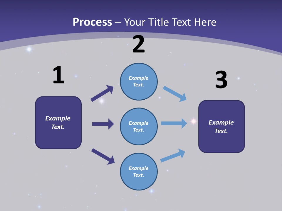 Star Field Escape Background PowerPoint Template