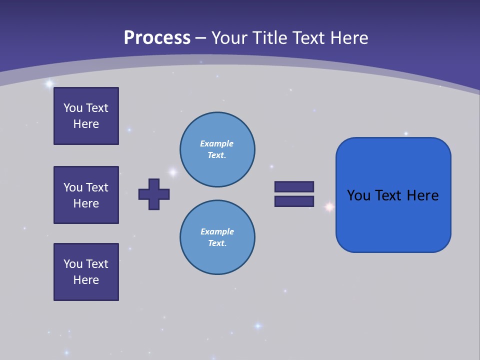 Star Field Escape Background PowerPoint Template