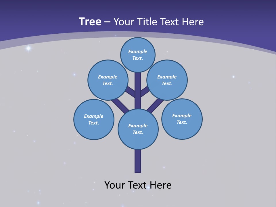 Star Field Escape Background PowerPoint Template