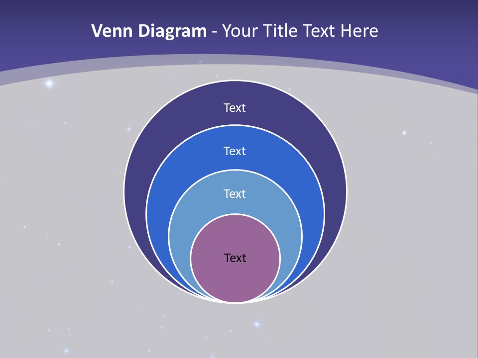 Star Field Escape Background PowerPoint Template
