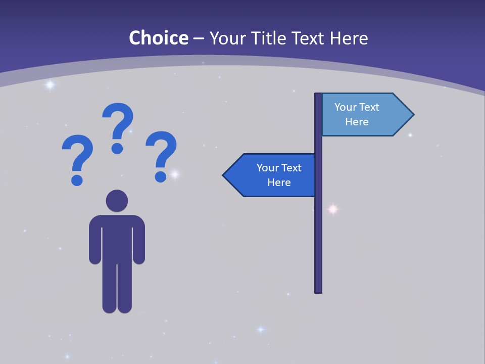 Star Field Escape Background PowerPoint Template