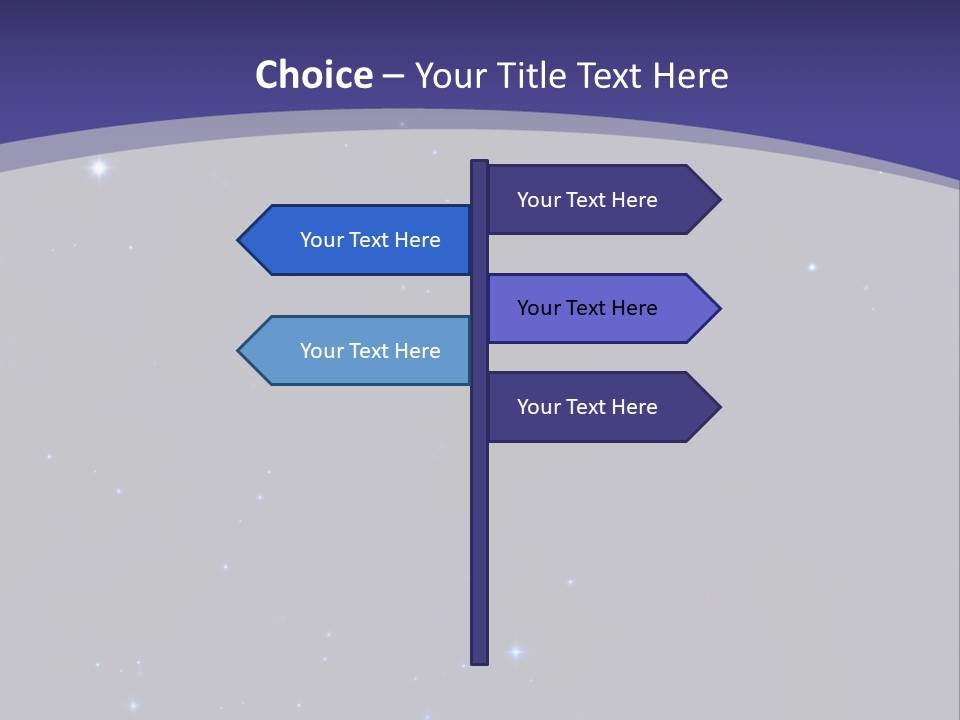 Star Field Escape Background PowerPoint Template