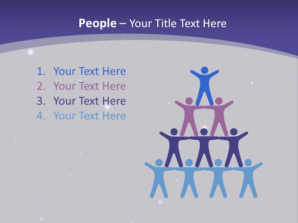 Star Field Escape Background PowerPoint Template