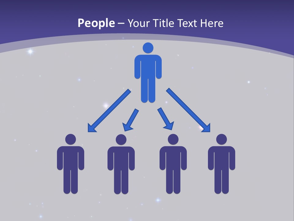 Star Field Escape Background PowerPoint Template