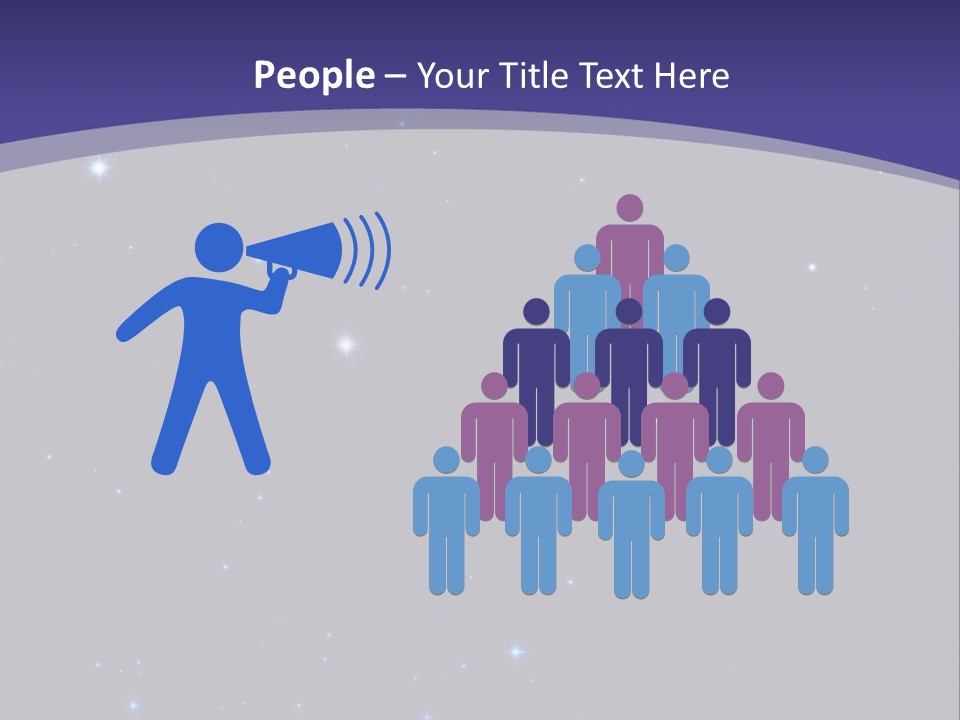 Star Field Escape Background PowerPoint Template