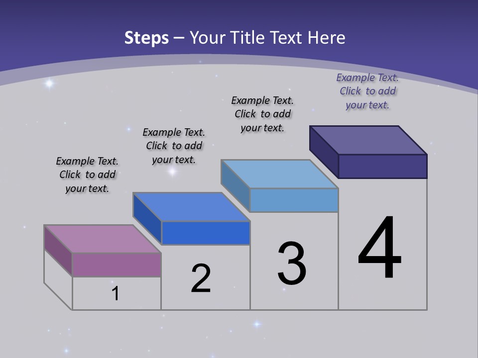 Star Field Escape Background PowerPoint Template