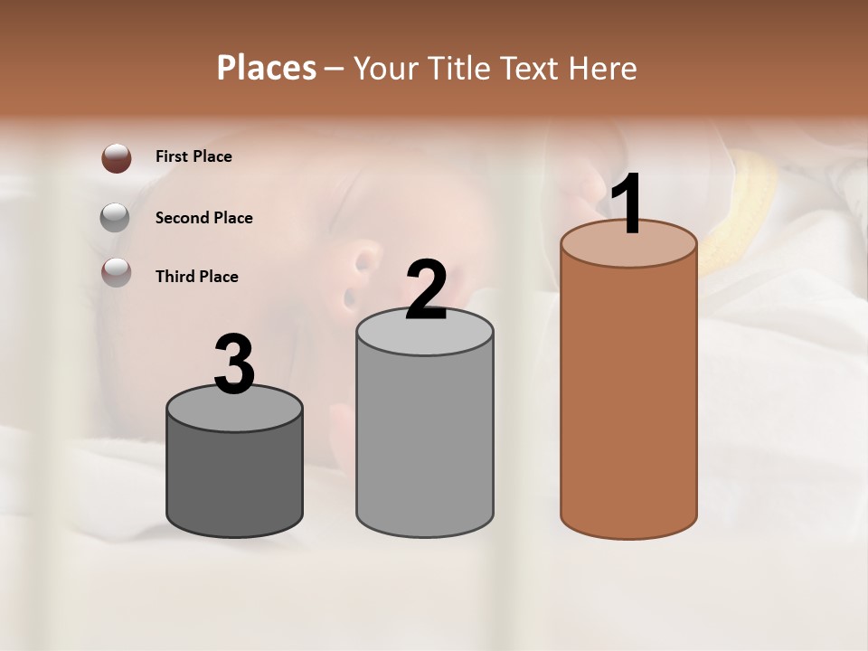 Newborn Face Baby PowerPoint Template