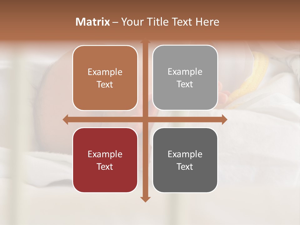 Newborn Face Baby PowerPoint Template