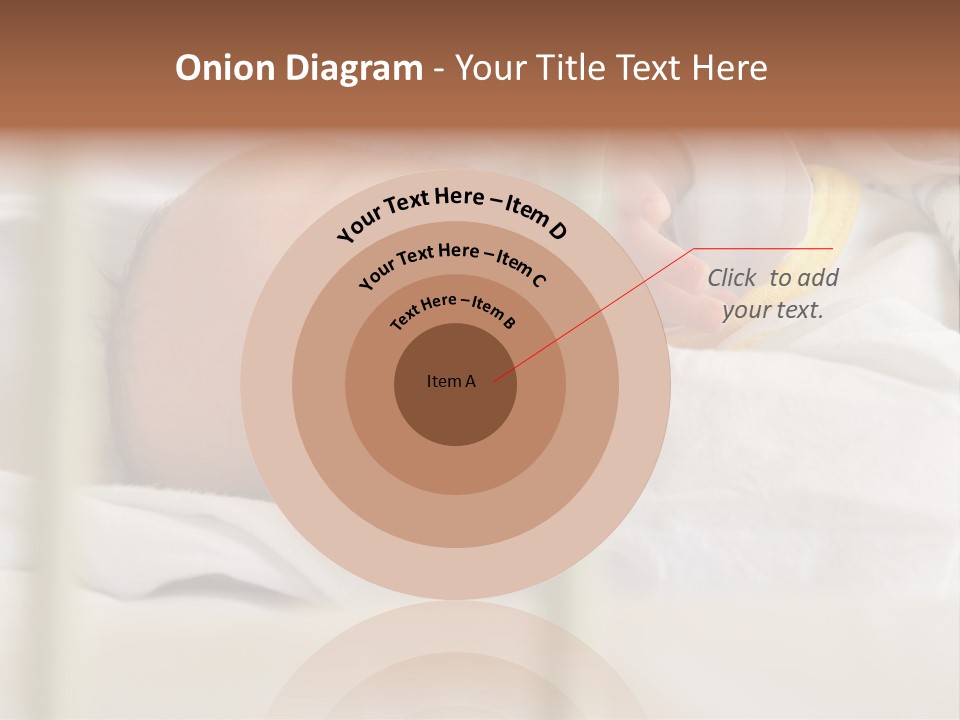 Newborn Face Baby PowerPoint Template