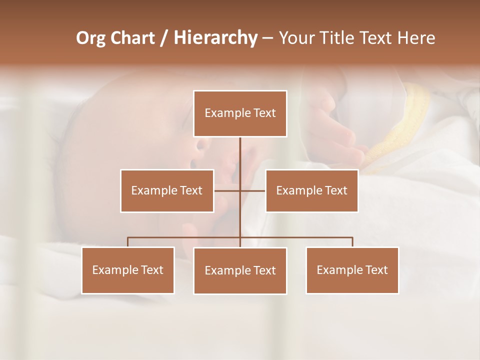 Newborn Face Baby PowerPoint Template