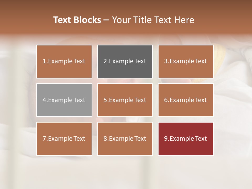 Newborn Face Baby PowerPoint Template