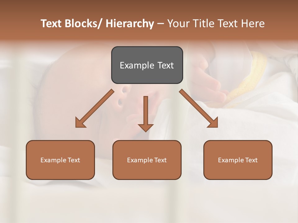 Newborn Face Baby PowerPoint Template