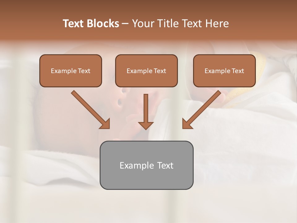 Newborn Face Baby PowerPoint Template