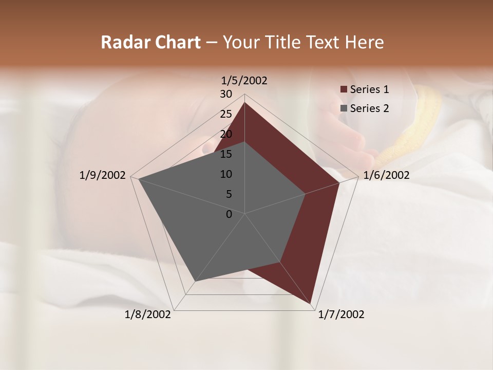 Newborn Face Baby PowerPoint Template