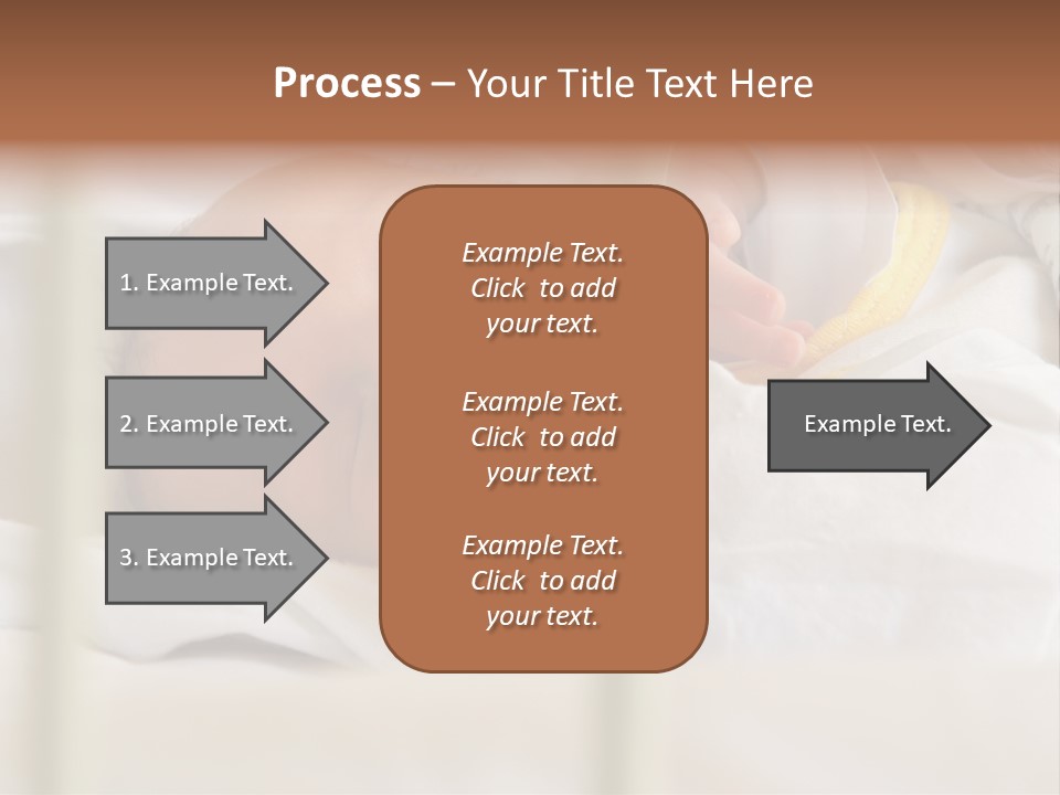 Newborn Face Baby PowerPoint Template