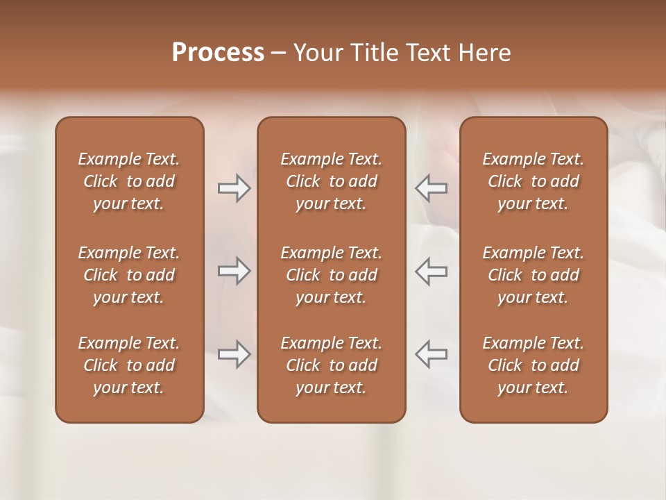 Newborn Face Baby PowerPoint Template
