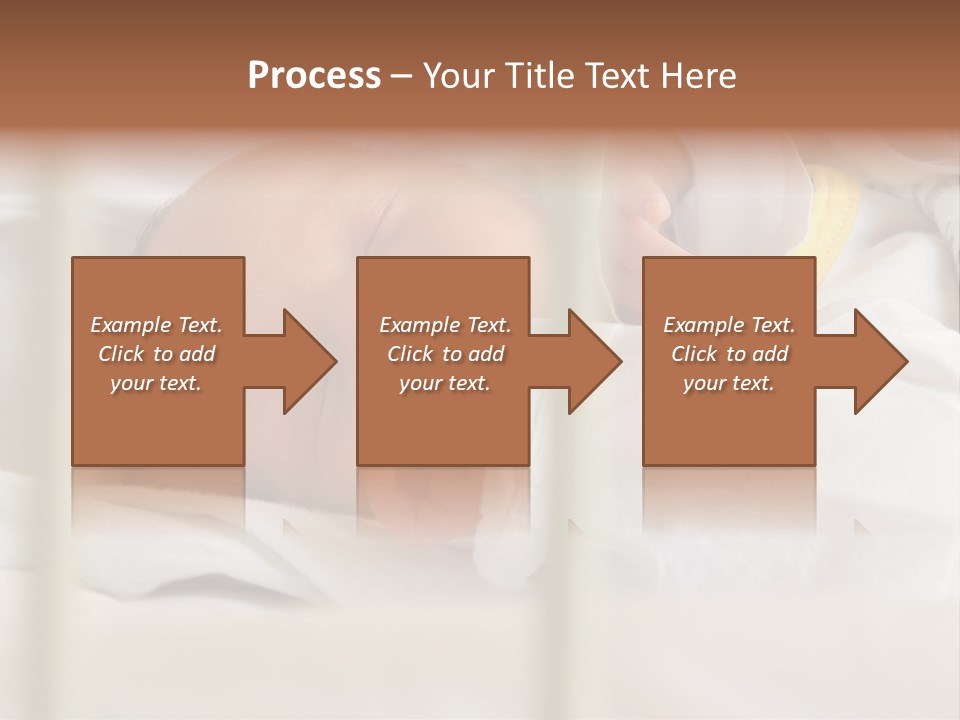 Newborn Face Baby PowerPoint Template