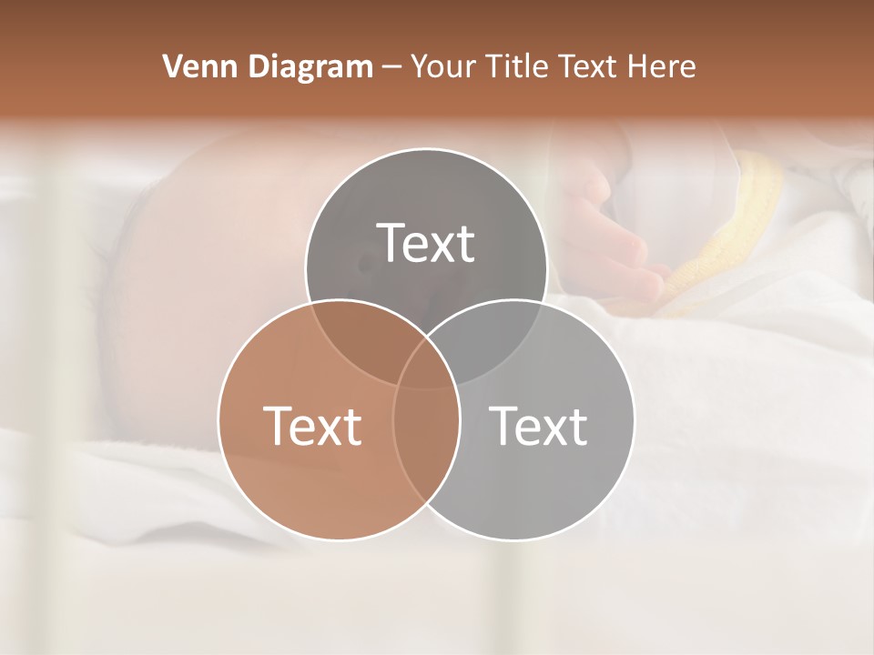 Newborn Face Baby PowerPoint Template
