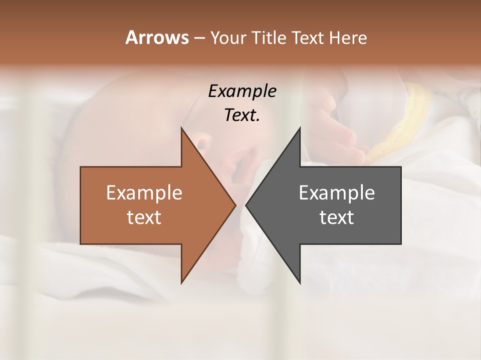 Newborn Face Baby PowerPoint Template