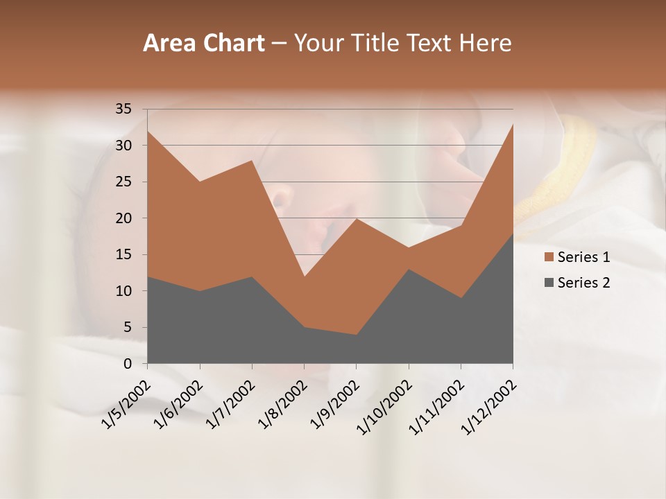 Newborn Face Baby PowerPoint Template
