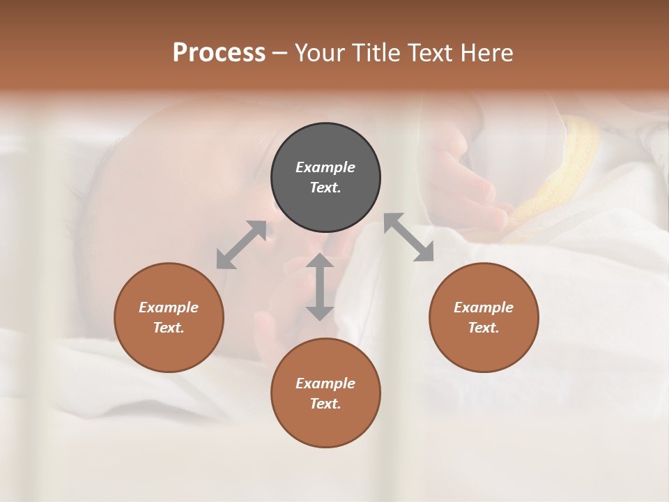 Newborn Face Baby PowerPoint Template