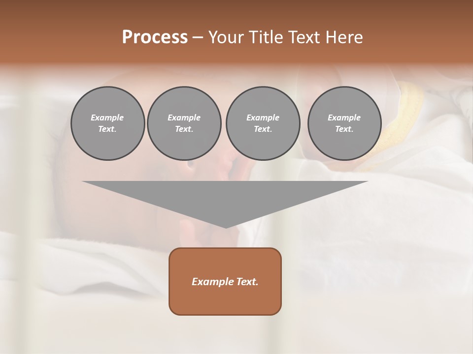 Newborn Face Baby PowerPoint Template