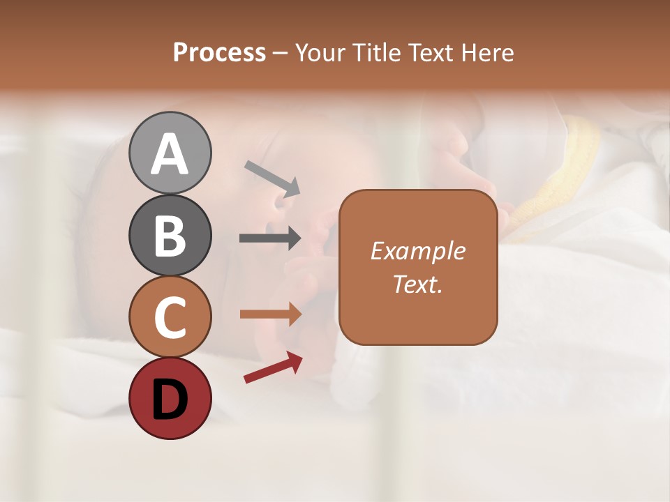 Newborn Face Baby PowerPoint Template