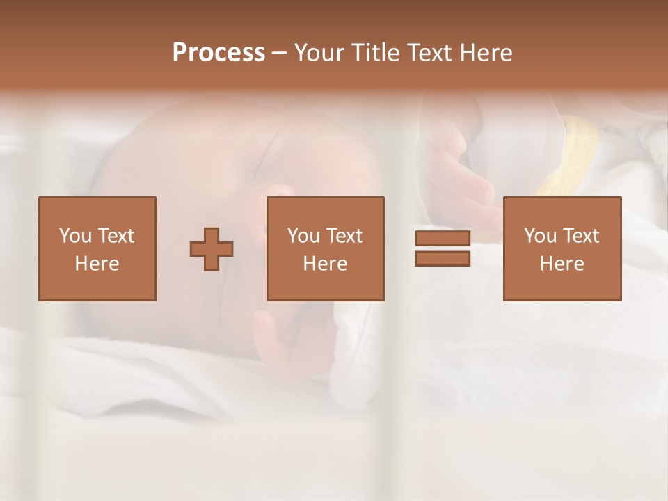 Newborn Face Baby PowerPoint Template