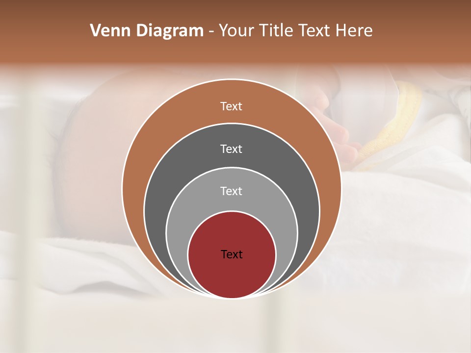 Newborn Face Baby PowerPoint Template
