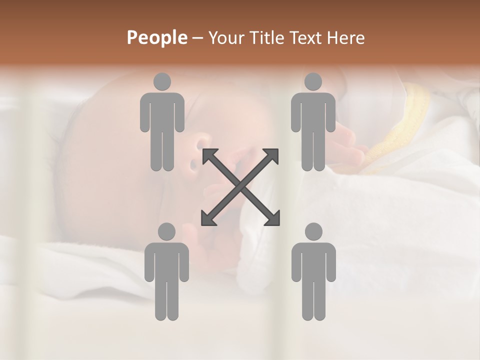 Newborn Face Baby PowerPoint Template