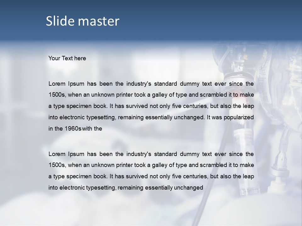 Coat Hyperglycemia White PowerPoint Template