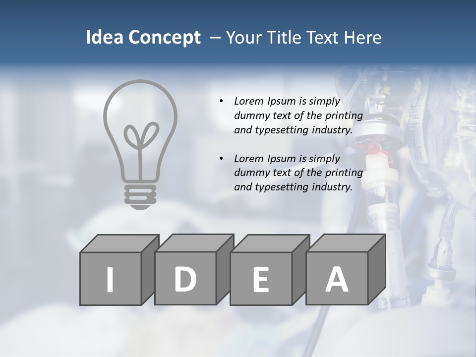 Coat Hyperglycemia White PowerPoint Template