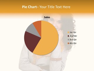Eyes Woman One PowerPoint Template