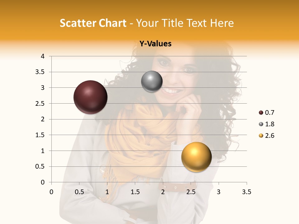 Eyes Woman One PowerPoint Template