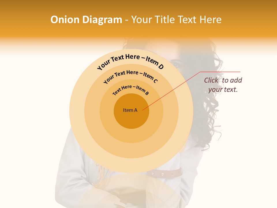 Eyes Woman One PowerPoint Template