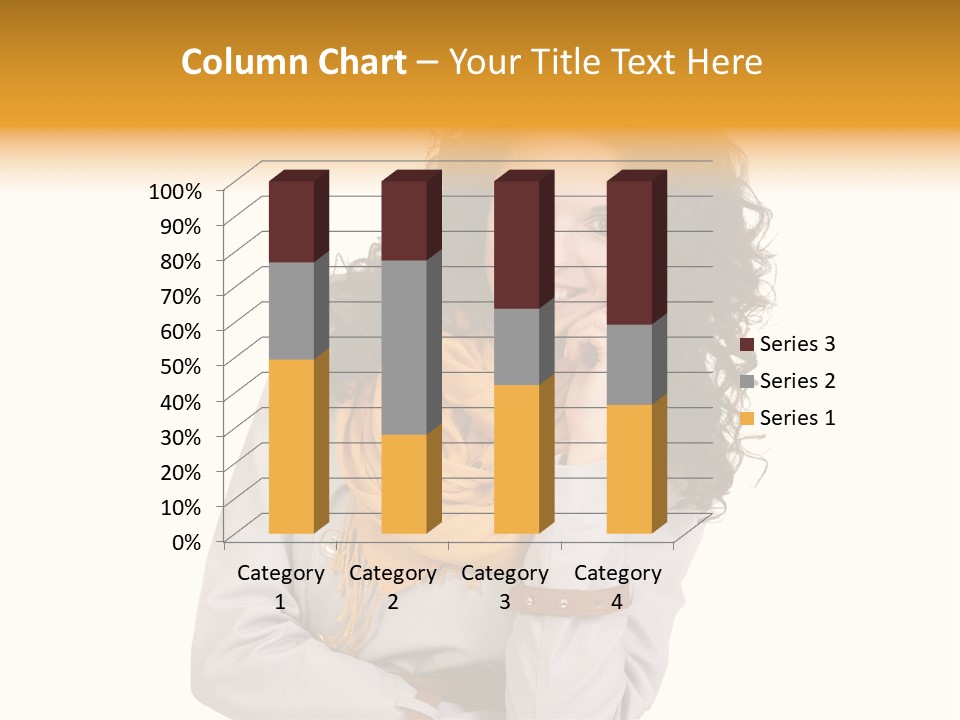 Eyes Woman One PowerPoint Template