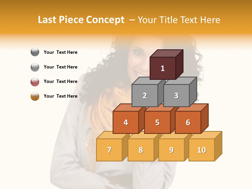 Eyes Woman One PowerPoint Template