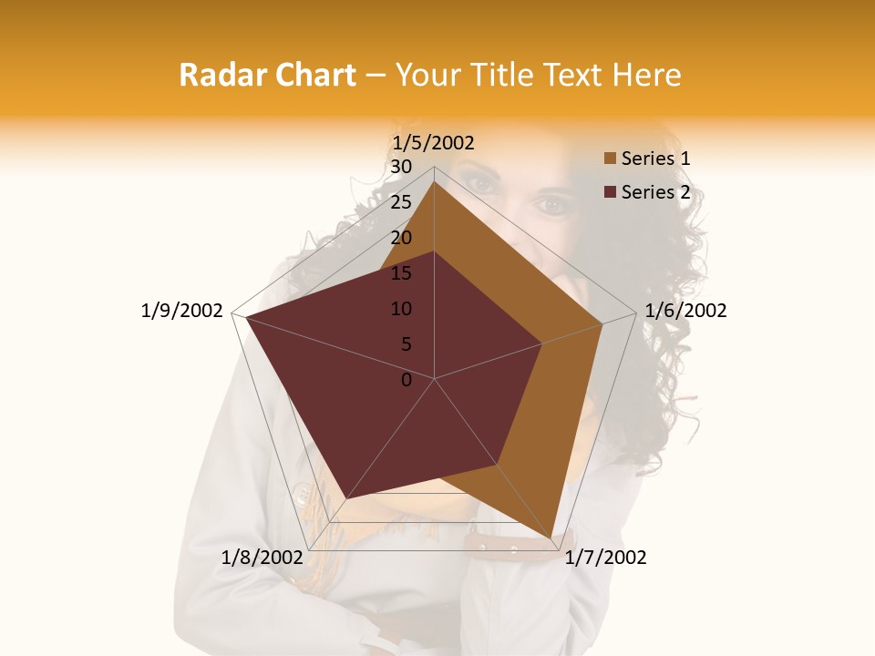 Eyes Woman One PowerPoint Template