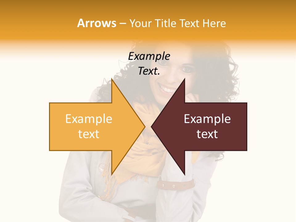 Eyes Woman One PowerPoint Template