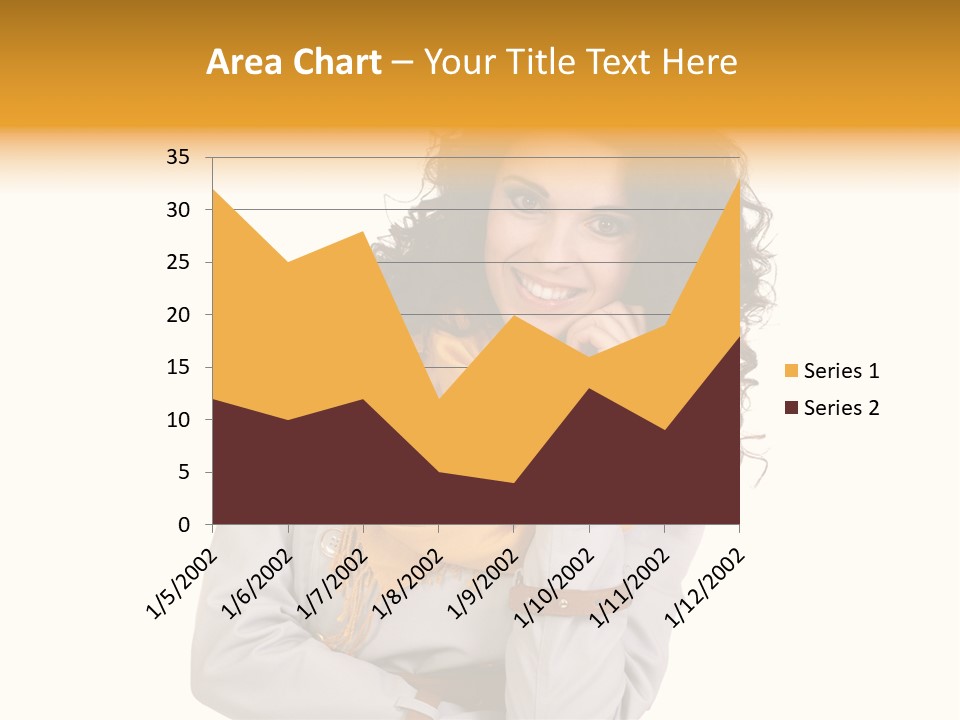 Eyes Woman One PowerPoint Template
